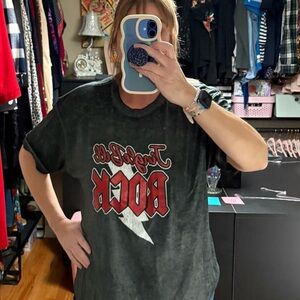 Dark Gray Holiday Graphic Tee